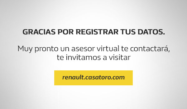 Gracias por registrar sus datos